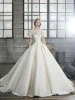 Bride Satin 2021 new French maternity wedding dress with exhaust main gauze one shoulder wedding dress