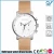Import Brushed Gunmetal/Silver Stainless Steel Chronograph Watches Sandstone 100% Genuine Leather Strap from China