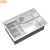 Import brushed handmade harbor sink kitchen stainless steel single bowl topmount with splash guard,harbor sink from China