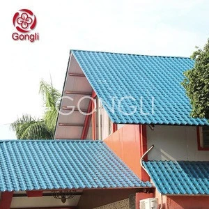 Building roof decoration corrugated  upvc outdoor plastic roofing tiles