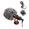 BY-MM1 Video Microphone On-Camera Smartphone Shot Gun Microphone Professional for Youtube Vlogging Facebook Recording