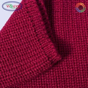 C538 One Size Fits Kids Infinity Scarf Thick Knitted Winter Warm Kids Red 100% Acrylic Knit Scarf