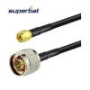 Cable Assembly /Jumper Wire RG58 Pigtail N Male to SMA Male 1m
