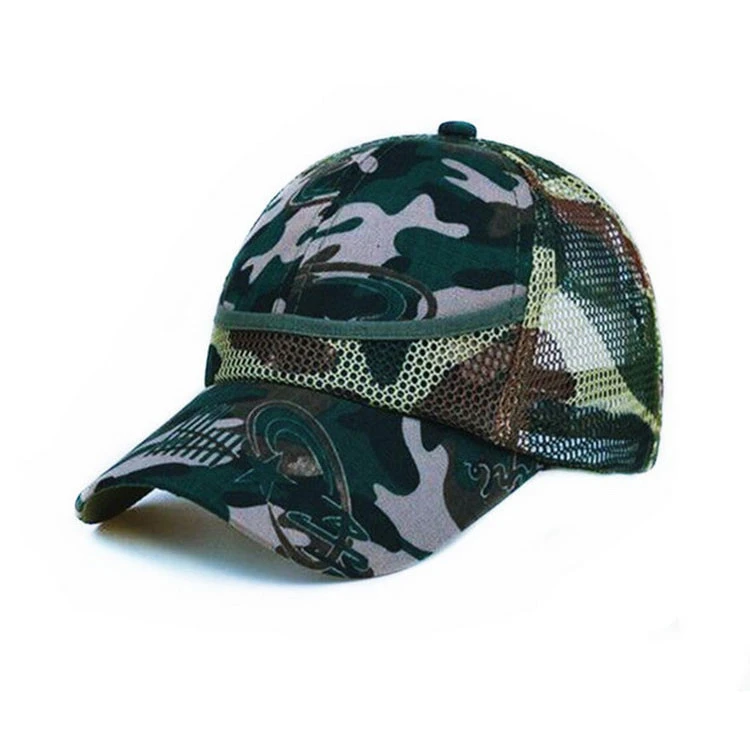Camouflage hat children mesh cap boys and girls cap baby outdoor leisure sun hat army mesh baseball cap