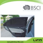 Car door window sunshade