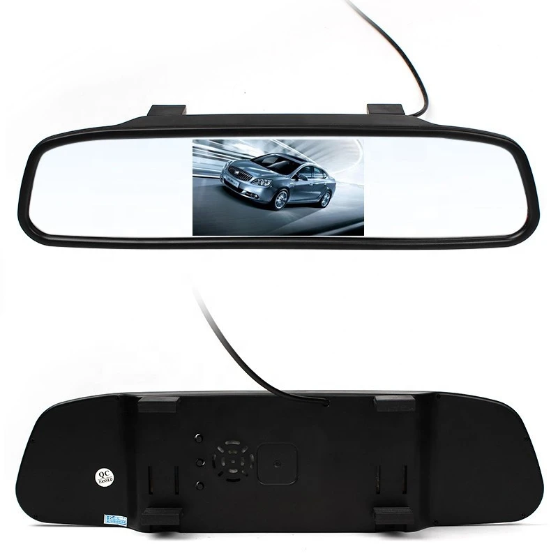 Car Rear View Camera And Mirror Monitor System 4.3 inch Monitor Parking System