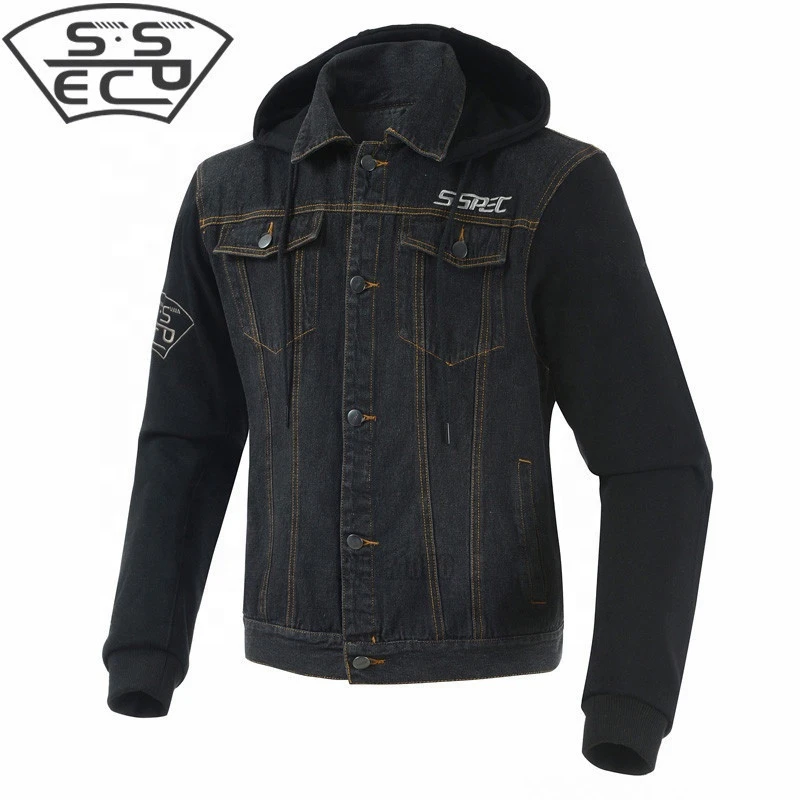 Casual Wear Motorcycle Jacket Spring Summer Men Denim Clothing Windproof Moto Motocross Jean Jackets Outerwear With Protectors