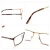 Import CE Hollow Out Full Frames Tortoiseshell Glasses Optical Eyewear Manufacturers In China from China