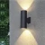 Import CE&amp;ROHS outdoor waterproof square led wall light up down outdoor lamps from China
