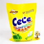 CECE15g,30g Cheap factory Price Washing Powder High quality Household  Hand Wash Machine Wash Laundry Detergent Soap Powder