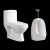 Import Ceramic Asian small size squatting pan colored squat toilet pan for children cheap price from China