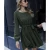 Import Certified Merchant original design best price dark green casual belt dress midi boho dress from China