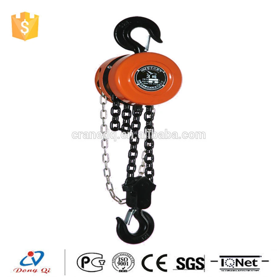 Chain pulley block/manual chain hoist/lifting hoist/hand winch