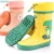 Import Cheap Price Gumboot Inventories Carton Stocked Kids Rain rubber shoes Children Wellinton Boots In Stock from China