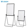 Cheap Price Mobile Double Sided Magnetic White Board Stand Foldable Reversible U Shape Easel Flip Chart Board
