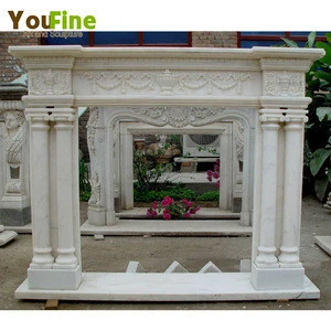 Cheap White Marble Fireplace Stoves for sale
