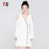 Cheap Wholesale Loose Stretch Casual Linen Dress