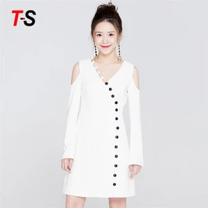 Cheap Wholesale Loose Stretch Casual Linen Dress