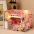 Import Children creative gift  pretend furniture toy set wooden doll house miniatures from China