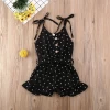 Childrens Clothing Wholesale Heart Printed Kid Summer Hot Sale Summer Children Overall One Piece Kids Jumpsuit Girls Clothes