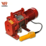 China CE certificated 600kg Construction Hoist Wire Rope Pulling Winch Electric Hoist