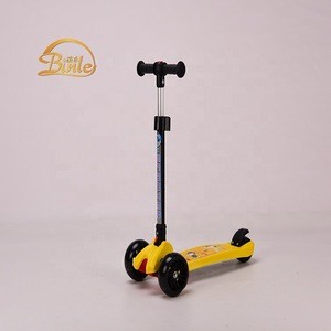 china factory wholesale cheap baby / kids ride on mini T aluminum bar foot kick scooters