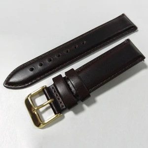 China factory wholesale good quality genuine leather strap watch accessories TradeAssurance order available