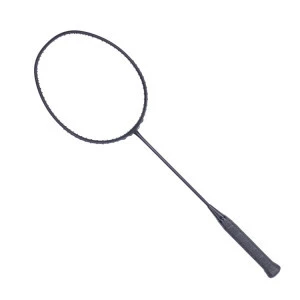 China high quality Composite Carbon Fiber Fibre Badminton Training Racket Manufacture