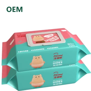 China hot selling baby wipes factory products disposable nonwoven wet tender baby water wipes