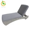 China imported 5 star hotel waterproof cast aluminum plastic rattan outdoor pool chairs sun lounger