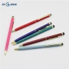 China Manufacter pluma Custom Logo super thin Promotional Items Personalized Gifts Ballpoint Stylus Pen