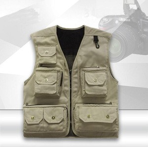 China Manufacturer Low Price  Multi-pocket  Fishing Sports Jacket vest