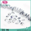 china pujiang supplier wholesale clothes decoration clear AB rivoli rhinestone with one hole