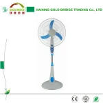 China supplier 16 inch solar ac dc rechargeable fan for home