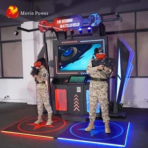 China Supplier Indoor Sport Game Entertainment Park Coin Operate Payment Walker CS Muitiplayer VR Gun Shooting Game Machine