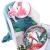 Import China supply custom high quality T-spun round shape flamingo toucan print pillow seat cushion from China