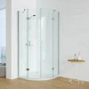 China Wholesale High-quality  Frameless Frameless 6mm Hinged Shower Doors for Sale