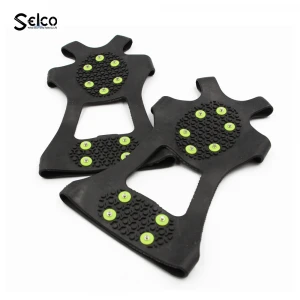 China wholesale ice fishing outdoor Anti Slip Traction Spikes Grips Grippers Cleats for Shoes Boot Overshoe