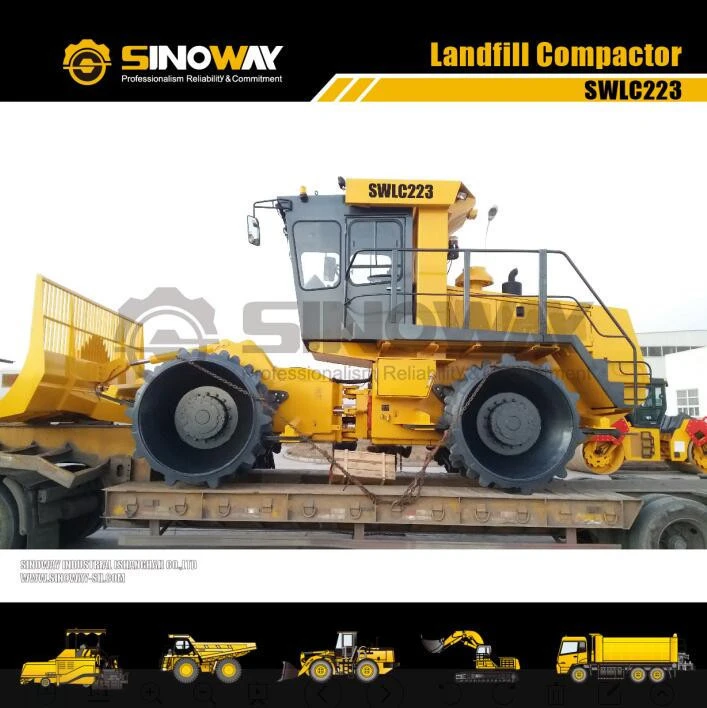 China yutong landfill compactor 23 ton brand new Soil Compactor for garbage handling