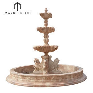 chinese outdoor natural stone large marble water fountain for sale