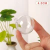 Christmas Ball White Transparent Can Open Plastic Ball Wedding Birthday Party Decoration Festive Gift Hollow Ornament Ball
