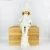 Import Christmas Gifts Indoor Holiday Festival Ornaments  Lovely Girl Doll Wool Yarn Fabric Angel For Table Decoration from China