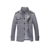 CMJ2035 Best Selling Durable Using Polyester / Cotton Mens Black Heating Custom Jacket Men