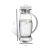 Import coffee Hand-Blown High Temperature Resistant Glass Cold Kettle With Large Capacity from China