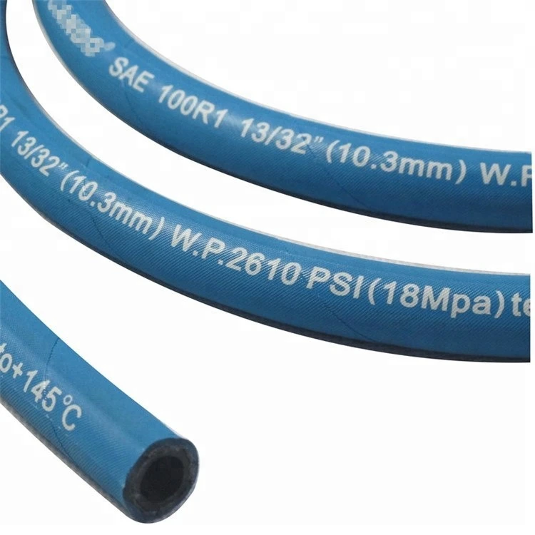 Colourful Flexible Oil Rubber Hose Manufacturer Industrial Hoses Factory High Pressure Hydraulic Hose
