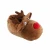 Import Comfortable elk shaped christmas plush slippers flat bottom and comfortable cartoon winter slippers for kids from China