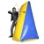 Commercial archery tag tomb bunkers/Inflatable tomb shaped obstacles Paintball For sports game