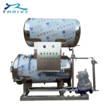 commercial food grade industrial stainless steel sterilization pot/disinfect equipment for plastic package