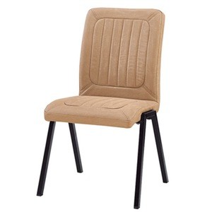 Commercial furniture School simple comfortable backrest powder coating pu leather used study chairs made in china