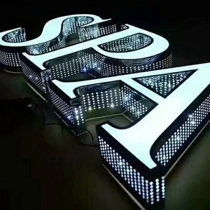 Kelly Customized 3d Acrylic Led Luminous Signs Outdoor Illuminated Letters  Logo Wall Decor Signage For Storefront Business - Electronic Signs -  AliExpress